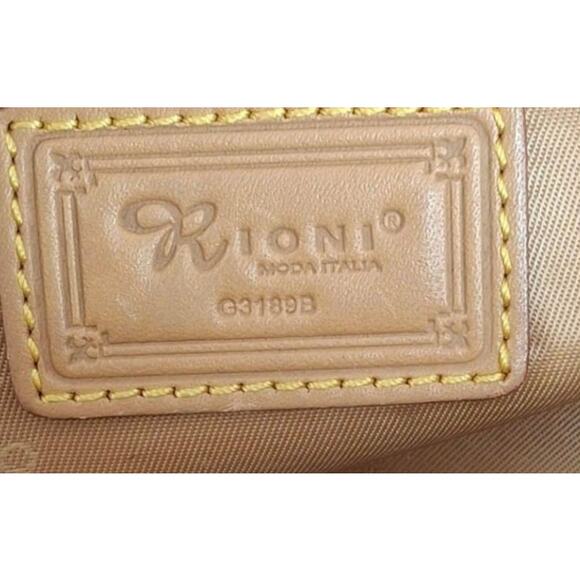 RIONI BRIONI SIGNATURE LAUREN 32 DOMED SATCHEL BAG ITALY - Picture 6 of 11